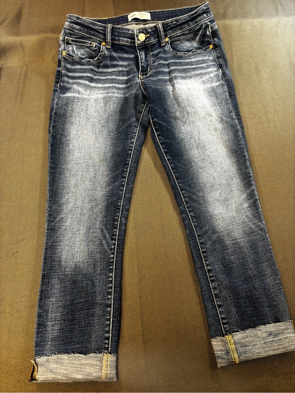 BKE women’s Stella, low rise, skinny, ankle cuffed jeans size 30x31.5 (25).